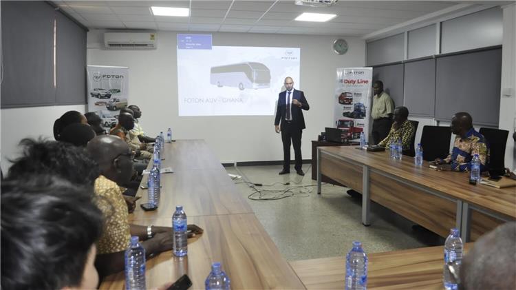 Ghana Auto Distributor Introduces Foton AUV Buses