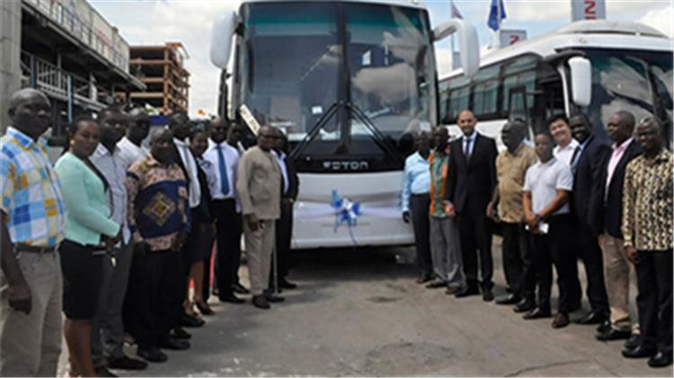 Ghana Auto Distributor Introduces Foton AUV Buses