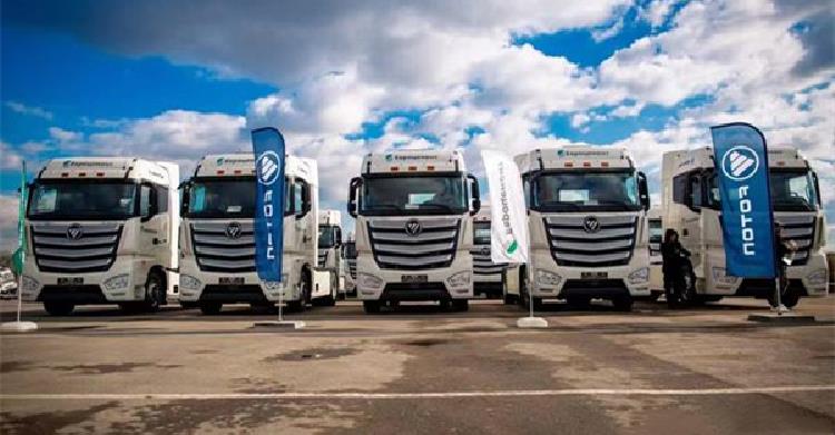 FOTON Secured an Order for 60 AUMAN EST-A AMT Trucks in Eastern Europe