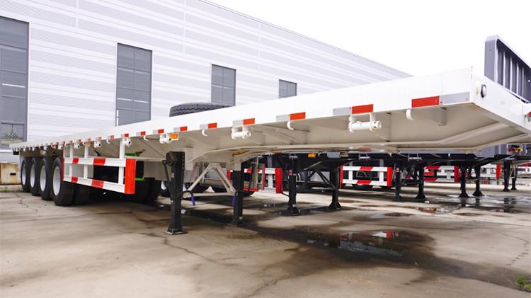 Flat Bed Trailer Price | 4 Axle 45 Ft Flat Bed Trailers for Sale
