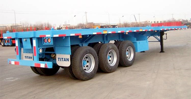 40 Ft Container Flatbed Trailer for Sale Near Me