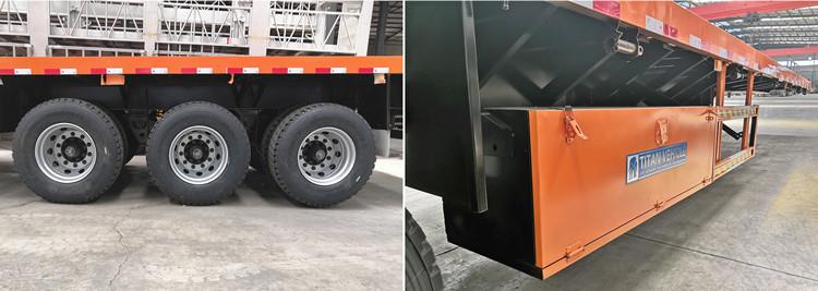 3 Axle 40 Foot Flatbed Trailer for Sale Near Me in Jamaica