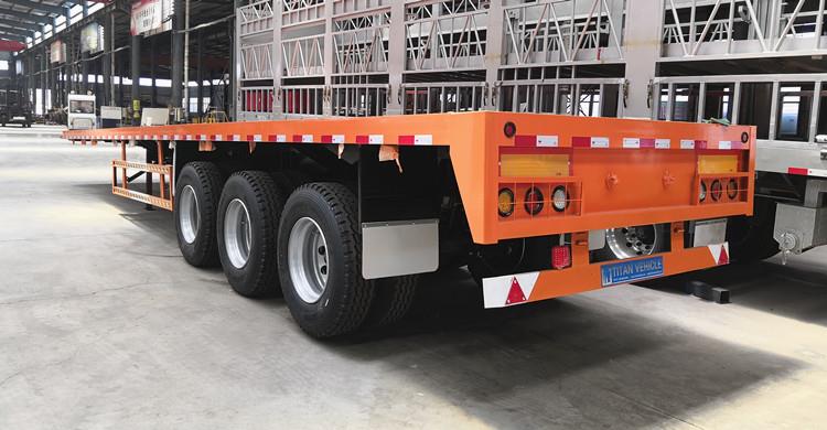 3 Axle 40 Foot Flatbed Trailer for Sale Near Me in Jamaica